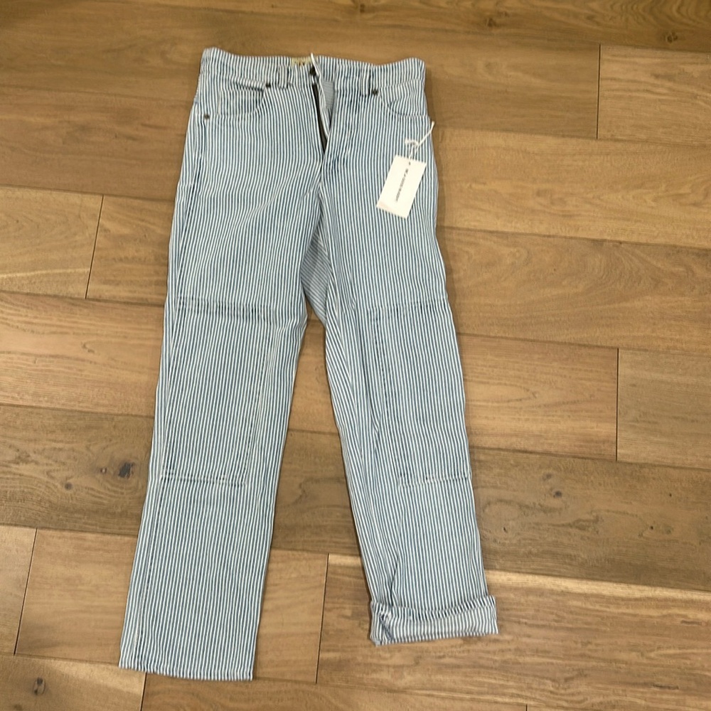 Hey Gang Railroad Stripe Pants NWT